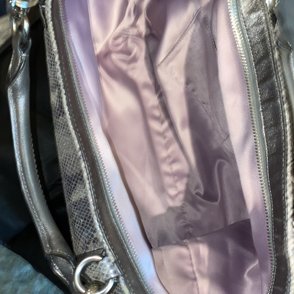 Coach-Campbell Large satchel made of exotic python leather (see photos) - Picture 11 of 16